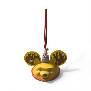Disney Parks Winnie the Pooh Ornament Piglet Honey Mickey Ears Christmas
